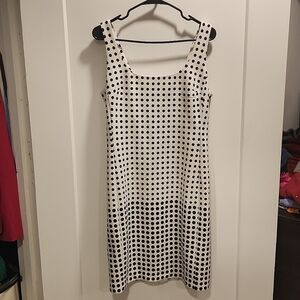 Karl Lagerfeld Polka Dot Cocktail Dress